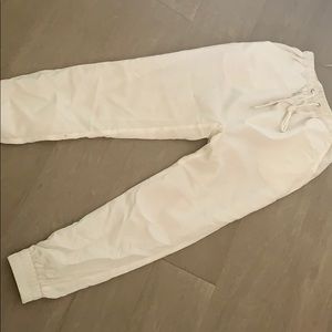 White Joggers
